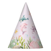 ワンダーザシー1st誕生日ガール パーティーハット (左)