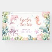 ワンダーザシー1st誕生日ガール 横断幕 (横)