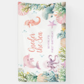 ワンダーザシー1st誕生日ガール 横断幕 (縦)