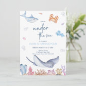 ワンダーザシー1st誕生日パーティー 招待状 (スタンド正面)