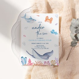 ワンダーザシー1st誕生日パーティー 招待状