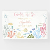 ワンダーザシー1st誕生日 横断幕 (横)