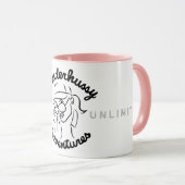 ワンダーハッシーポートレートコーヒー マグカップ (正面右)