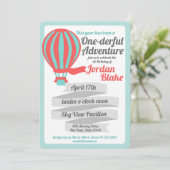 ワンダーフルなアドベンチャーホットエアバルーン 招待状 (スタンド正面)