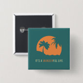 ワンダーフルライフボタンだ 缶バッジ (正面&裏面)