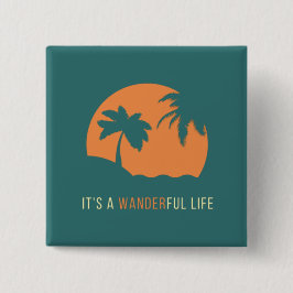 ワンダーフルライフボタンだ 缶バッジ