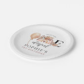 ワンダーフルレインボーガールズバースデーパーティー ペーパープレート (アングル)