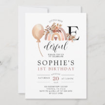 ワンダーフルレインボーガールズ誕生日招待状