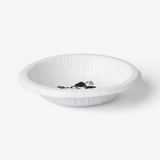 ワンダーフル氏ワンダーフル氏ワンダーフル最初の誕生日 ペーパーボウル (傾斜あり)