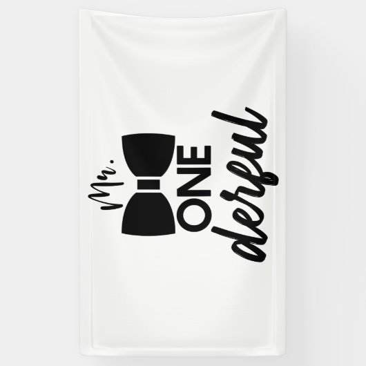 ワンダーフル氏ワンダーフル氏ワンダーフル最初の誕生日 横断幕 (縦)