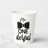 ワンダーフル氏ワンダーフル氏ワンダーフル最初の誕生日 紙コップ (正面)