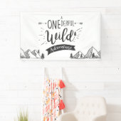 ワンダーフル野生の冒険誕生日バナーボーイ 横断幕 (インサイチュ)