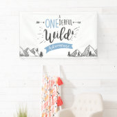 ワンダーフル野生の冒険誕生日バナーボーイ 横断幕 (インサイチュ)