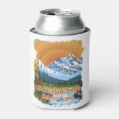 ワンダーラストアドベンチャーヴィンテージトラベルスタイル 缶クーラー (缶正面)