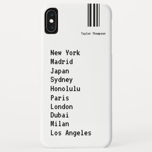 ワンダーラストカスタムプレーストラベインスパイアル Case-Mate iPhoneケース (裏面)