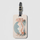 ワンダーラストマウンテンランドスケープアドベンチャートラベル ラゲッジタグ (正面縦)