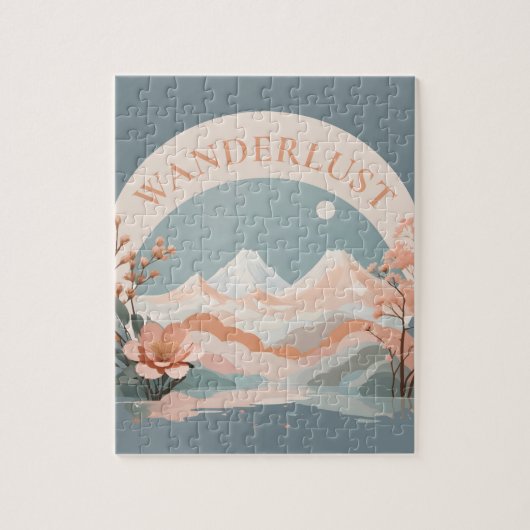 ワンダーラストマウンテンランドスケープ ジグソーパズル (縦)