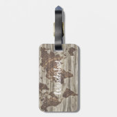 ワンダーラスト世界地図引用文 | ラゲッジタグ (裏面縦)