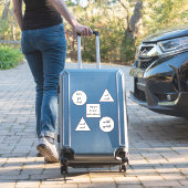 ワンダーラスト旅行引用文ウォーターボトルの荷物 シール (スーツケースインサイチュ)