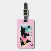 ワンダーラスト旅行荷物タグ ラゲッジタグ (正面縦)