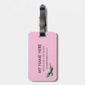 ワンダーラスト旅行荷物タグ ラゲッジタグ (裏面縦)