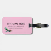 ワンダーラスト旅行荷物タグ ラゲッジタグ (裏面横)