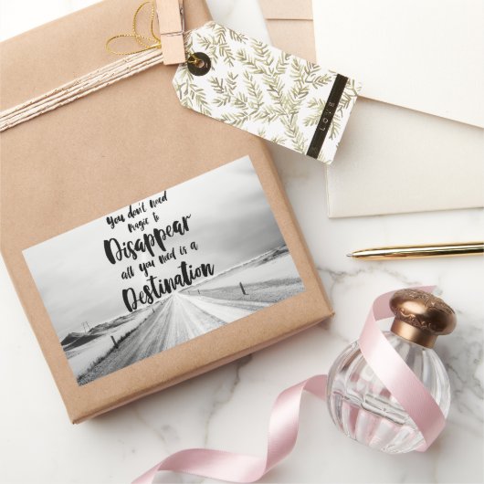 ワンダーラスト魔法ステッカー 長方形シール (ギフト)