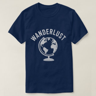 ワンダーラスト ビンテージ グローブ トラベル エクスプローラー Tシャツ