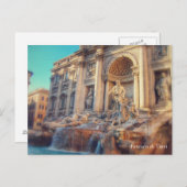 ワンダーラスト – フォンタナディトレヴィ/トレヴィの泉 ポストカード (正面/裏面)