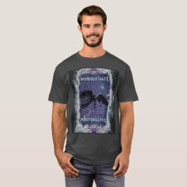 ワンダーラストWanderlustWonderlust翼のある姿飛んでいる宇宙 Tシャツ
