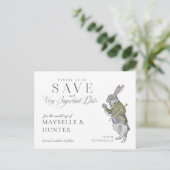 ワンダーランドうさぎのヴィンテージアリスで私たちを鉛筆 案内ポストカード (スタンド正面)