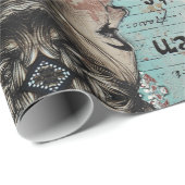 ワンダーランドお洒落クイーン・オブ・ハートのアリス ラッピングペーパー (ロールコーナー)