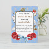 ワンダーランドで本の赤ちゃんシャワーを持参 招待状 (スタンド正面)