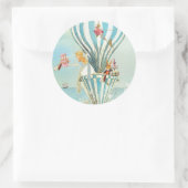 ワンダーランドのお茶のアリス ラウンドシール (バッグ)