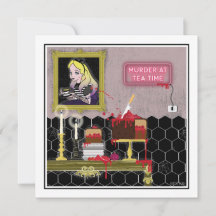 ワンダーランドのお茶の時間のハロウィーンアリス