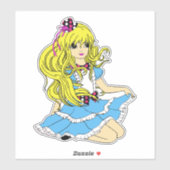 ワンダーランドのアニメファンタジーおとぎ話アート シール (シート)