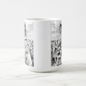 ワンダーランドのアリスから贈られたジョン・テニエル・チェシャーキャット コーヒーマグカップ (中央)