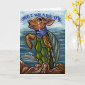 ワンダーランドのアリスにせウミガメ カード (黄色い花)