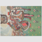 ワンダーランドのアリスの冒険ヴィンテージカードキャット 薄葉紙 (正面)