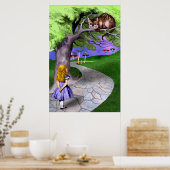 ワンダーランドのアリスの冒険 ポスター (キッチン)