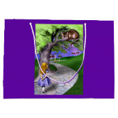 ワンダーランドのアリスの冒険 ラージペーパーバッグ (裏面)