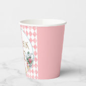 ワンダーランドのアリス誕生日パーティーカップ飲む 紙コップ (左)