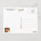 ワンダーランドのアリス：アリスと公爵夫人 ポストカード (裏面)