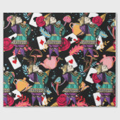 ワンダーランドのエキサイティングなアリスパーティープラン！ ラッピングペーパー (フラット)