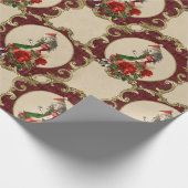 ワンダーランドのクリスマスアリス ラッピングペーパー (角)