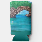 ワンダーランドのシュノーケリング スリム缶クーラー (裏面)