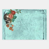 ワンダーランドのチェシャーキャットアリス ラッピングペーパーシート (正面3)