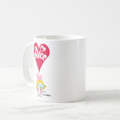 ワンダーランドのネコたちのアリス コーヒーマグカップ (正面左)