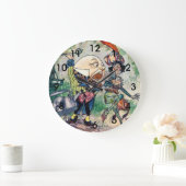 ワンダーランドのハンプティ ラージ壁時計 (ホーム)