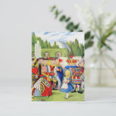 ワンダーランドのハートとアリスの女王 ポストカード (スタンド正面)